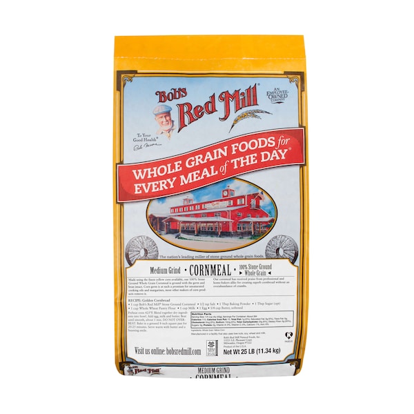 Bob's Red Mill Medium Grind Cornmeal 25lbs